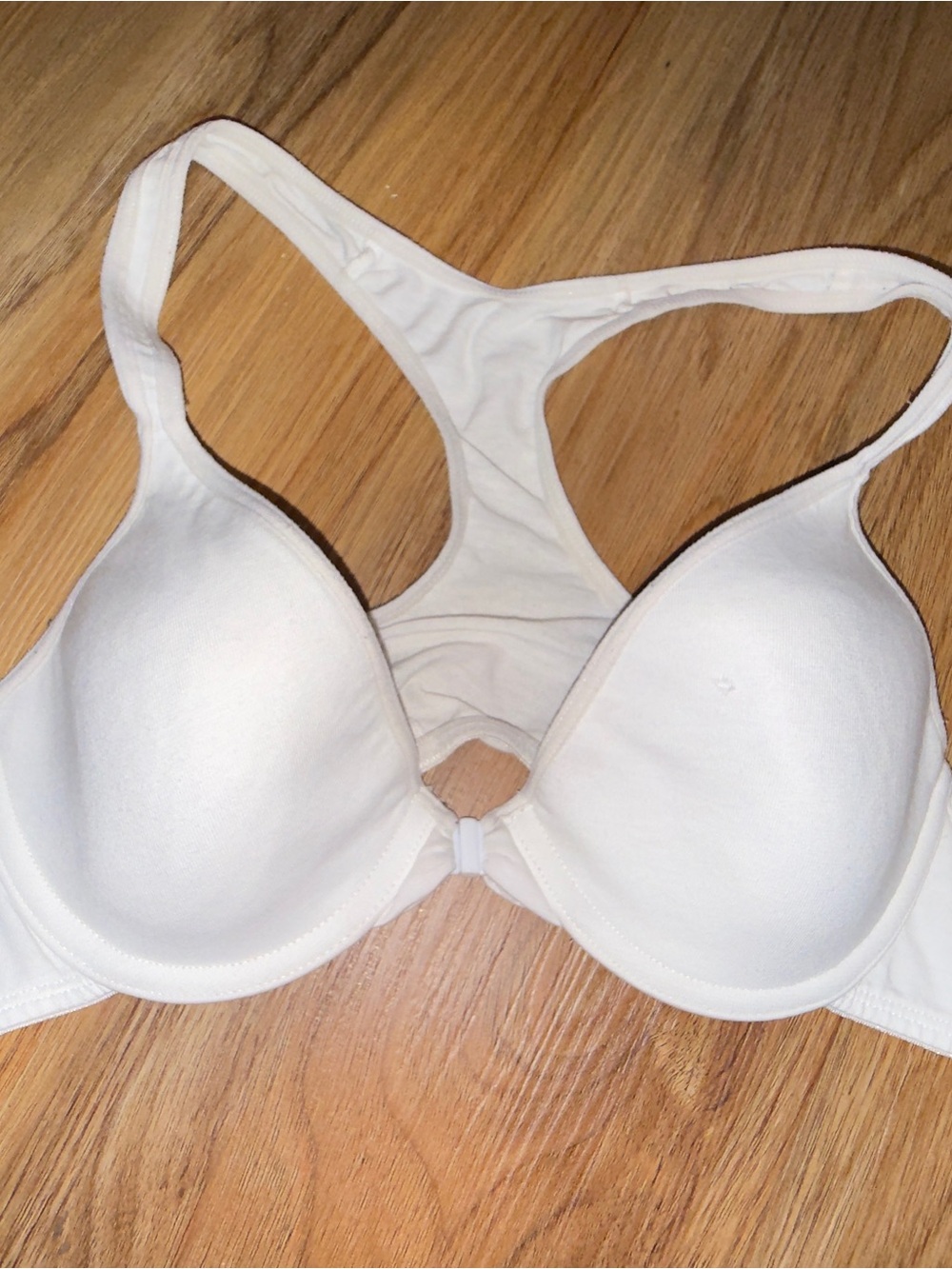 White Racerback T-Shirt Bra - Women Intimates